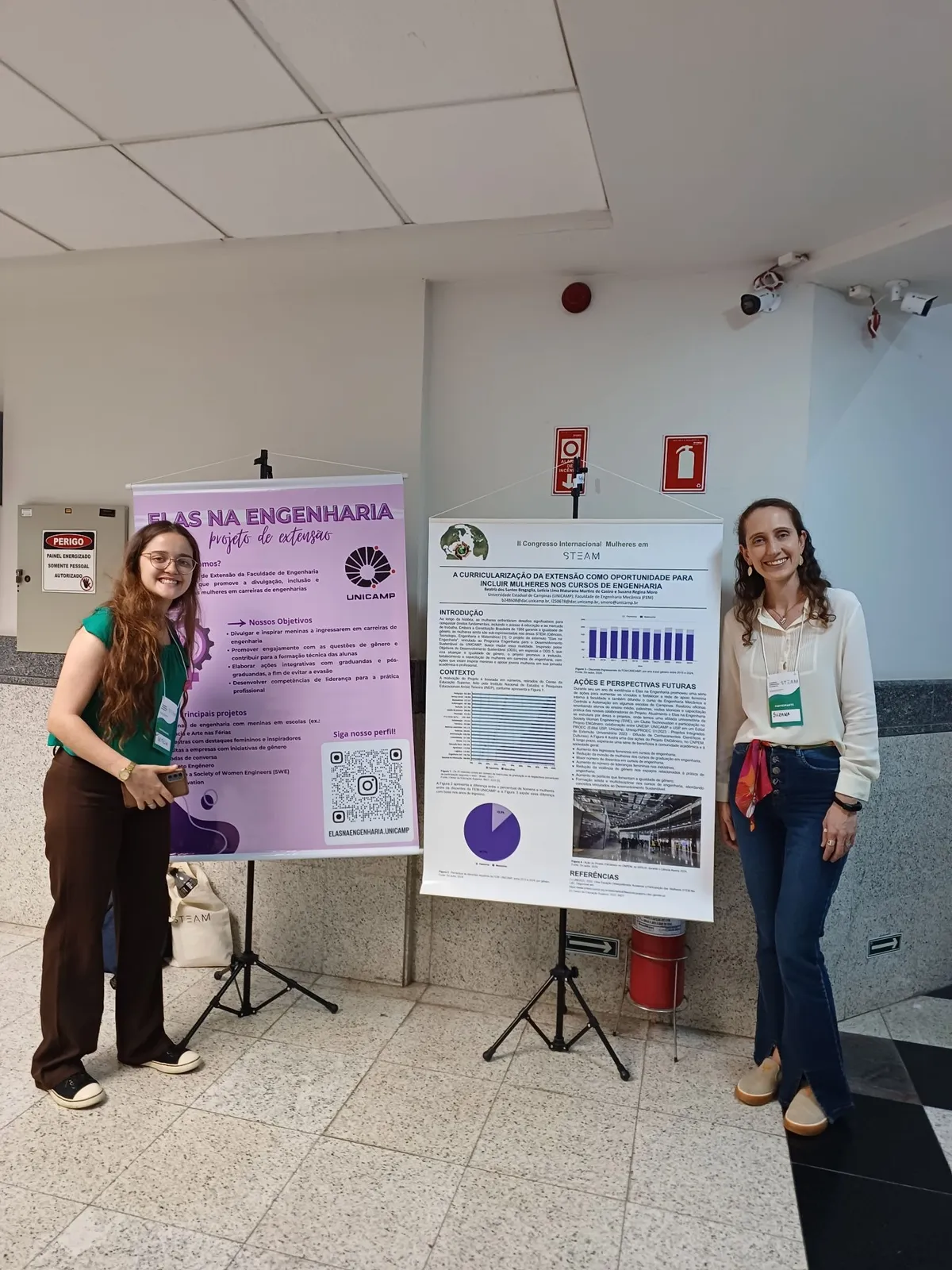 Apresentação de pôster no II Congresso Internacional de Mulheres em Ciência, Tecnologia, Engenharia, Arte e Matemática
